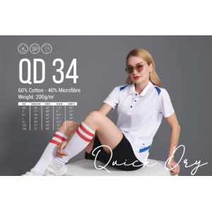 [Quick Dry] Quick Dry Polo - QD34